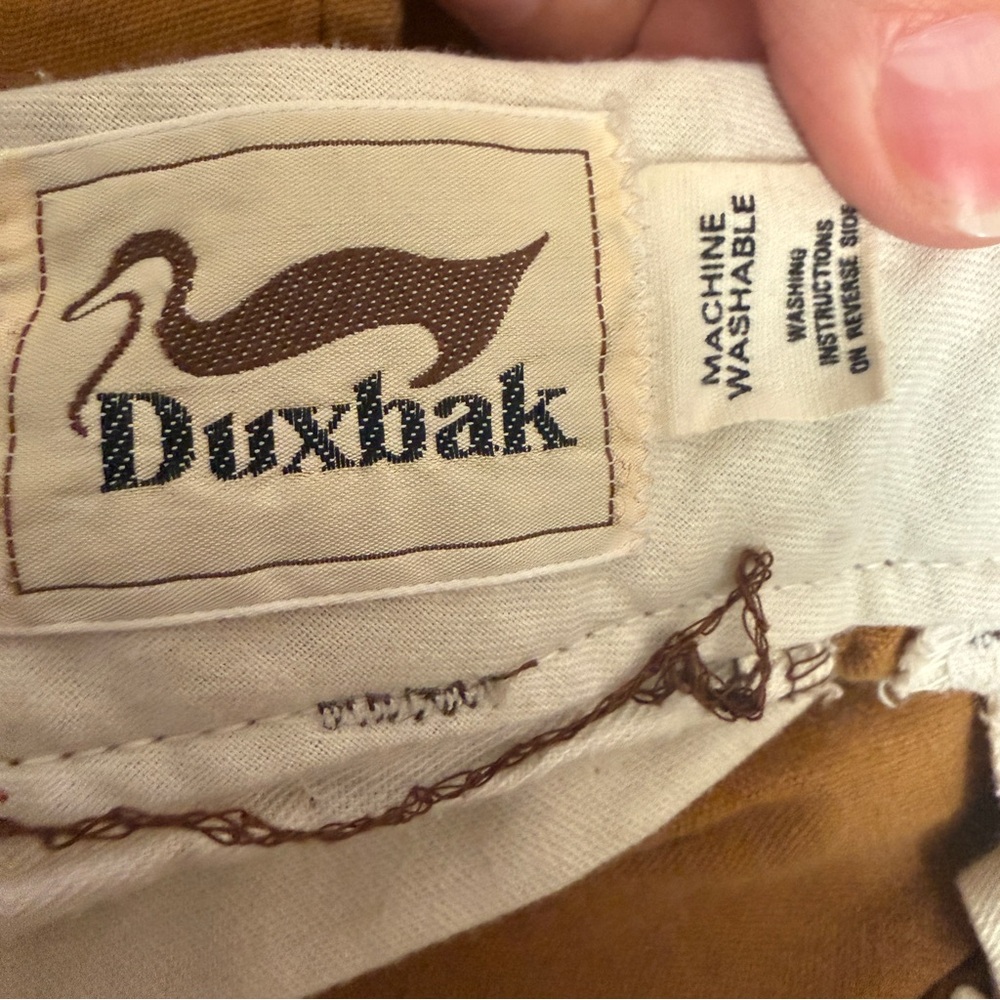 Vintage Duxbak 70S Duck Canvas Hunting Pants Two Tone Field Workwear 38X28 - Picture 16 of 16